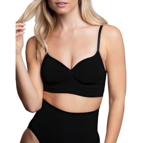 BYE-BRA – MEDIUM CONTROL SUTI SEM PONTOS PRETO TAMANHO XL