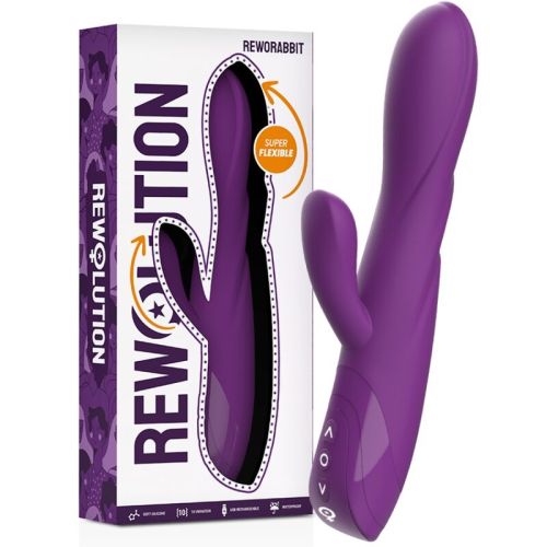 REWOLUTION – VIBRADOR FLEXÍVEL REWORABBIT COM COELHO