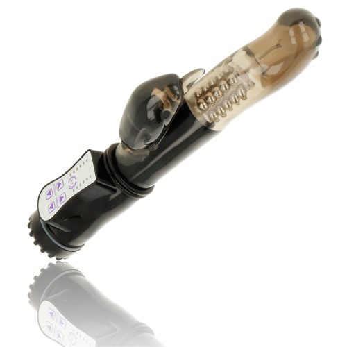 OHMAMA – VIBRADOR ROTADOR COM ESTIMULADOR DE CLIT?RIS DELFIN