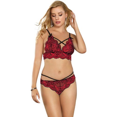 SUBBLIME – SET CONJUNTO DUAS PEAS TOP LACE E CALA L/XL