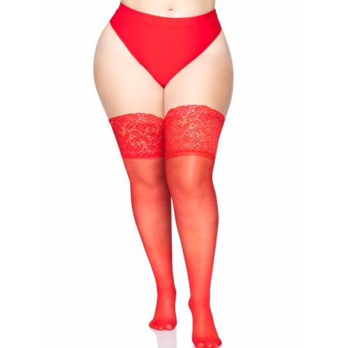 LEG AVENUE – STAY UPS SHEER THIGH UP PLUS SIZE