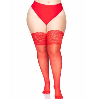 LEG AVENUE – STAY UPS SHEER THIGH UP PLUS SIZE