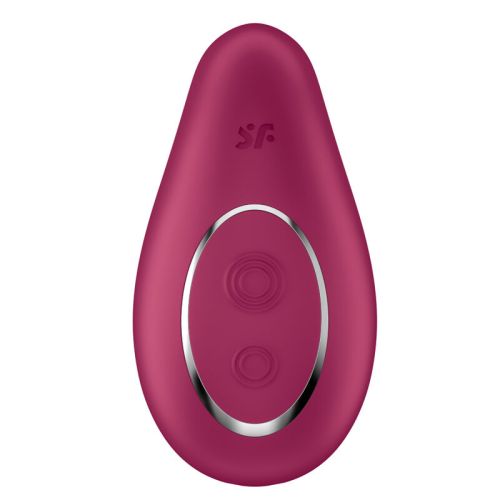 SATISFYER – VIBRADOR LAY-ON DIPPING DELIGHT VERMELHO