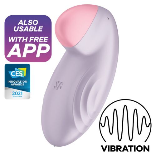 SATISFYER – VIBRADOR TROPICAL TIP LAY-ON LILAC