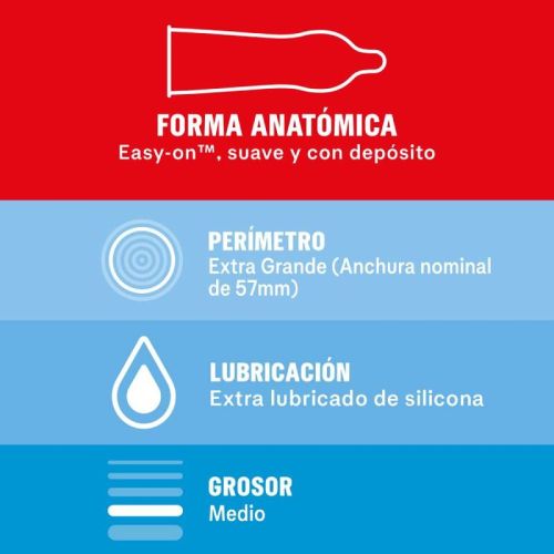 DUREX – PRESERVATIVOS SENSITIVE XL 10 UNIDADES