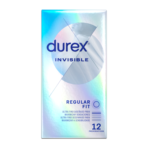 DUREX – PRESERVATIVOS ULTRA FINOS INVISÍVEIS 12 UNIDADES
