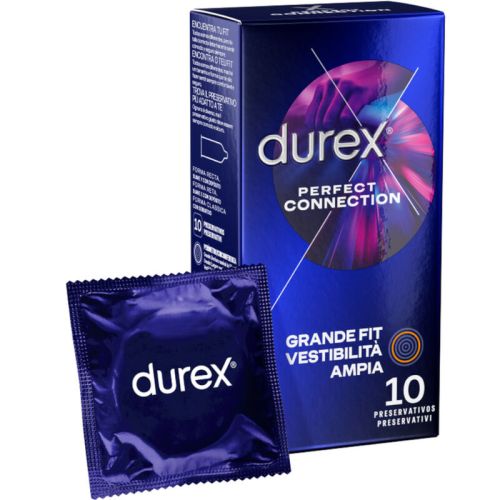 DUREX – CONEXÃO PERFEITA LUBRIFICAÇÃO EXTRA DE SILICONE 10 UNIDADES