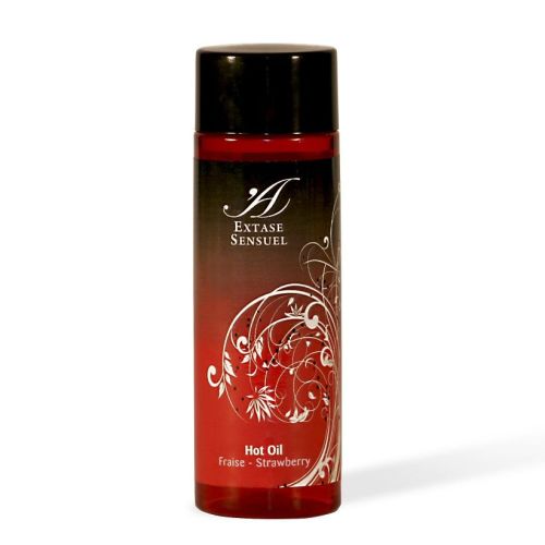 EXTASE SENSUAL – ÓLEO ESTIMULANTE DE CALOR DE MORANGO 100 ML