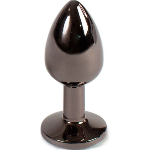 SECRETPLAY – PLUG ANAL DE GUNMETAL TAMANHO PEQUENO 7 CM