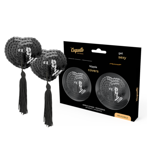 COQUETTE CHIC DESIRE – COBERTURAS PARA BICOS DE LANTEJEIRAS PRETAS