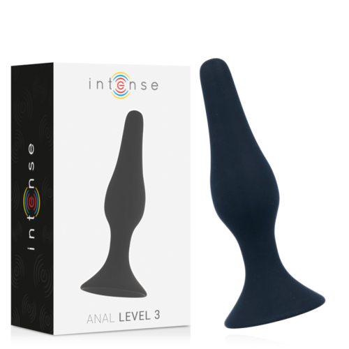 INTENSE – ANAL NÍVEL 3 12,5CM PRETO