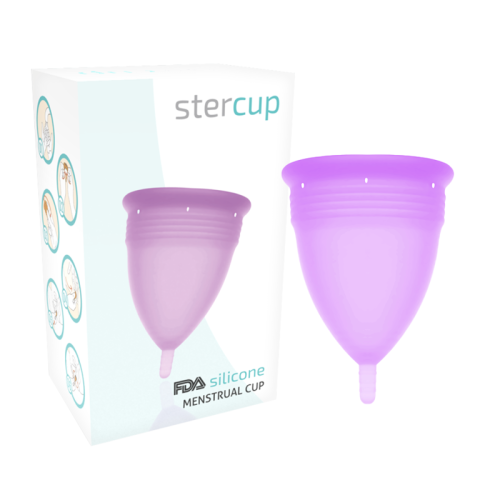 STERCUP – COPO MENSTRUAL DE SILICONE FDA LILAC – TAMANHO L