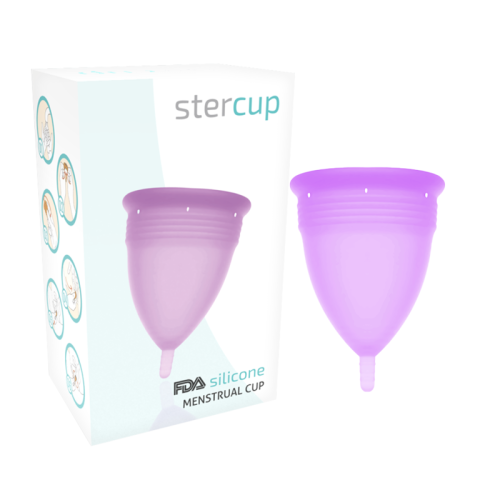 STERCUP – COPO MENSTRUAL DE SILICONE FDA LILAC – TAMANHO S