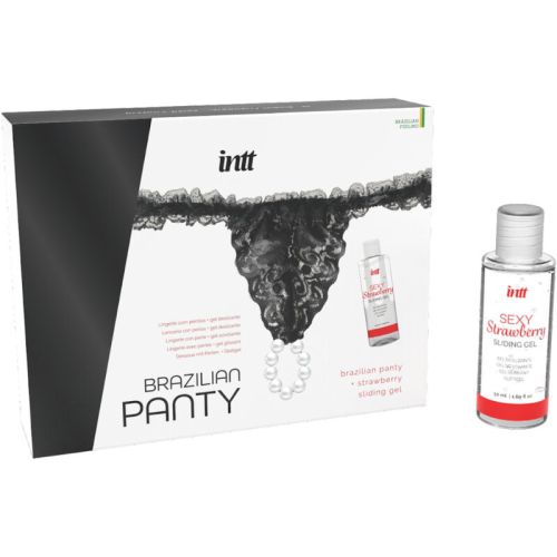 INTT RELEASES – CAL?A PRETA BRASILEIRA COM P?ROLAS E GEL LUBRIFICANTE 50 ML