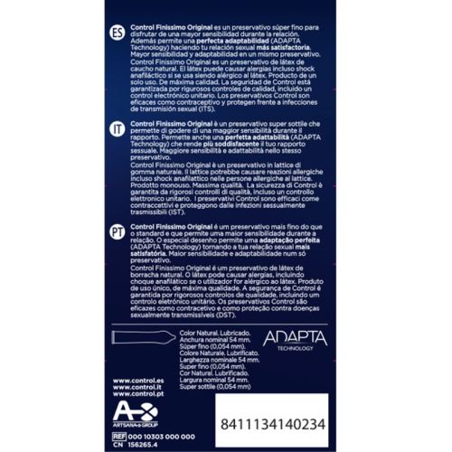 CONTROL – FINISSIMO CONDOMS 12 UNITS