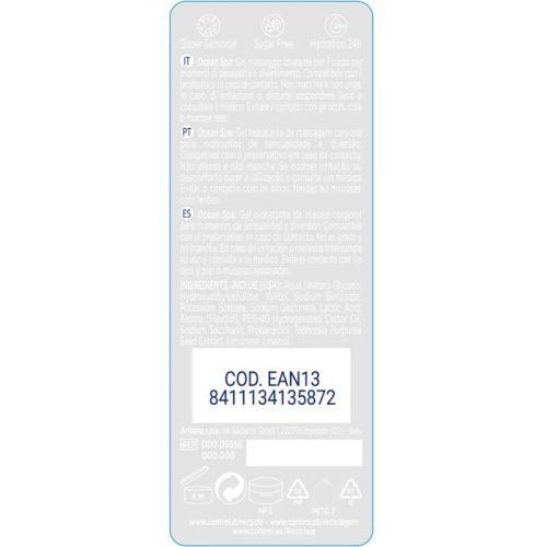CONTROL – 2 EN 1 MASSAGEM & PRAZER MAR MEDITERRNICO 200 ML