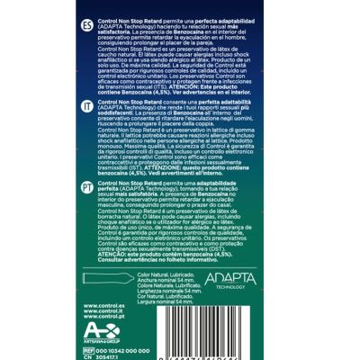 CONTROL – NON STOP RETARD CONDOMS 12 UNITS