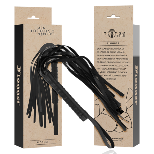 INTENSE – FETISH FLOGGER DE COURO VEGANO