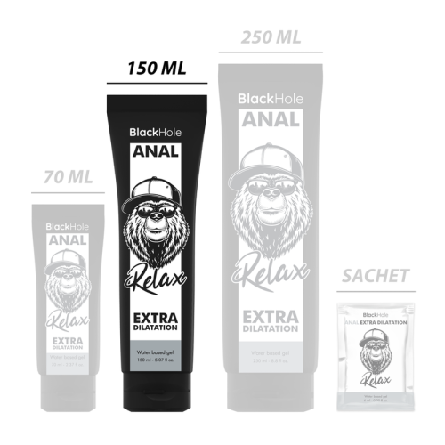 BLACK HOLE – GEL BASE DILATAÇÃO ANAL 150 ML