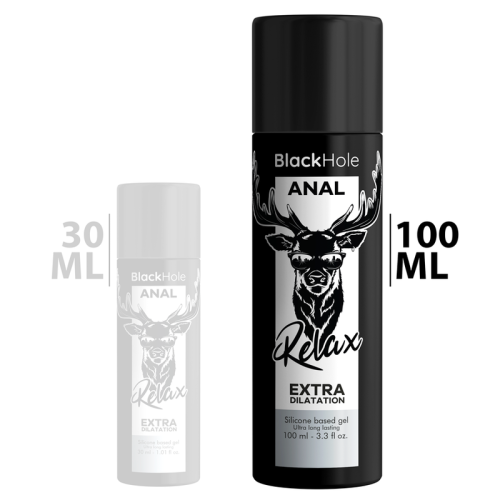 BLACK HOLE – GEL BASE DE SILICONE DILATAÇÃO ANAL 100 ML