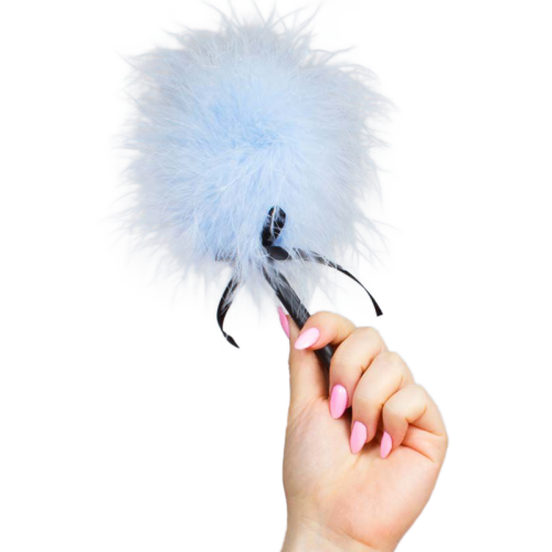 SECRETPLAY – ESPANADOR MARABOU AZUL CLARO