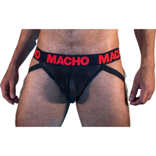 MACHO – MX26X2 JOCK PRETO/VERMELHO XL