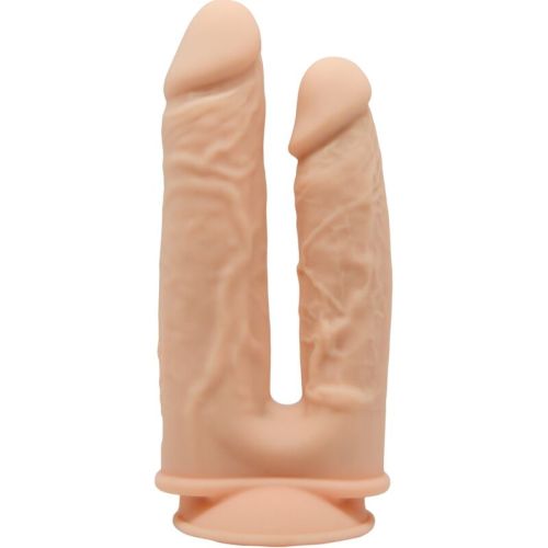 SILEXD – MODELO 1 VIBRADOR DE DUPLA PENETRAÇÃO DE PÊNIS REALISTA PREMIUM SILEXPAN CONTROLE REMOTO DE SILICONE 17.5 / 19.5 CM