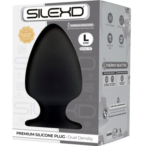 SILEXD – MODELO 1 PLUG ANAL PREMIUM SILEXPAN SILICONE PREMIUM TERMOREATIVO TAMANHO L
