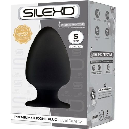 SILEXD – MODELO 1 PLUG ANAL PREMIUM SILEXPAN SILICONE PREMIUM TERMOREATIVO TAMANHO S