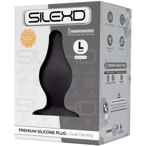 SILEXD – MODELO 2 PLUG ANAL PREMIUM SILEXPAN SILICONE PREMIUM TERMOREATIVO TAMANHO L