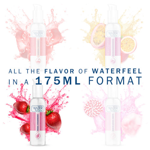 WATERFEEL – LUBRIFICANTE À BASE DE ÁGUA DE MORANGO 175 ML