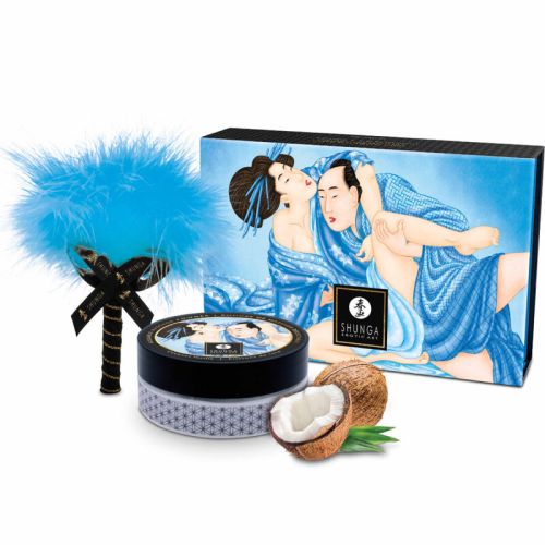 SHUNGA – KIT DE MASSAGEM EM P? DE COCO COMEST?VEL
