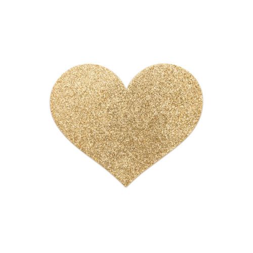 BIJOUX – INDISCRETS FLASH GOLDEN HEART NIPPLE COVERS