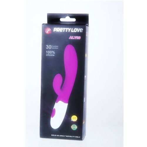 PRETTY LOVE – VIBRADOR ALVIS COM ESTIMULADOR DE CLITÓRIS