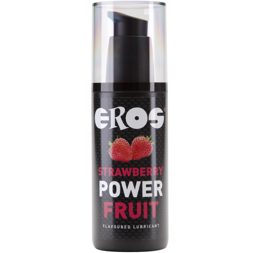 EROS POWER LINE – MORANGO POWER FRUIT LUBRIFICANTE COM FLAVORED 125 ML