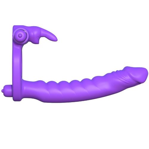 FANTASY C-RINGZ – SILICONE DOUBLE VIBRATOR COELHO