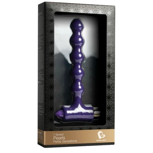 ROCKS-OFF – PLUG ANAL COM VIBRAO E RIOS PETITE SENSATIONS PÉROLAS