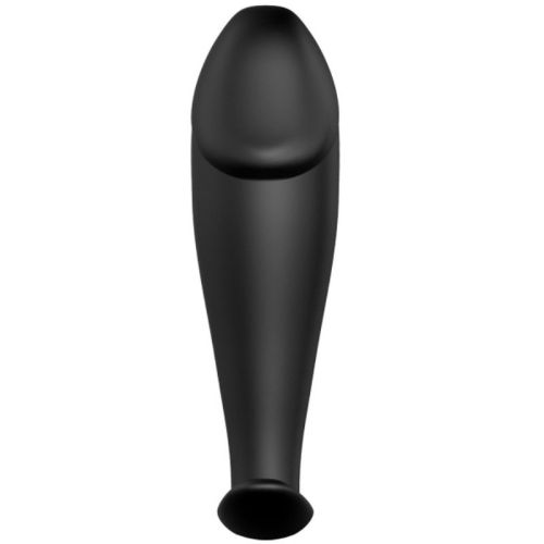 PRETTY LOVE – SILICONE ANAL PLUG FORMA DE PÊNIS E 12 MODOS DE VIBRAO PRETO