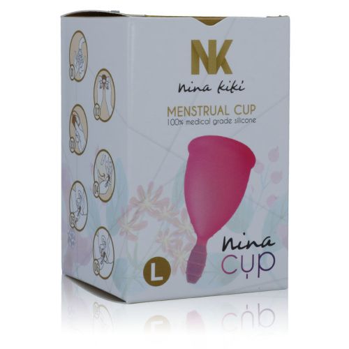 NINA KIK? – COPO MENSTRUAL ROSA – TAMANHO L