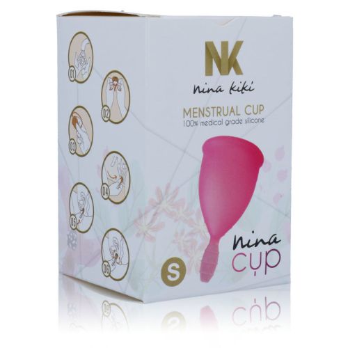 NINA KIK? – COPO MENSTRUAL ROSA – TAMANHO S