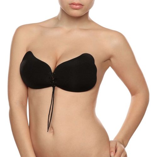 BYE-BRA – LACE-IT APRIMORAMENTO PUSH-UP PRETO COPO D