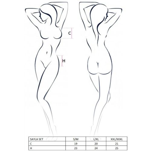 PASSION – CONJUNTO WOMAN SAYLA PRETO TAMANHO L/XL