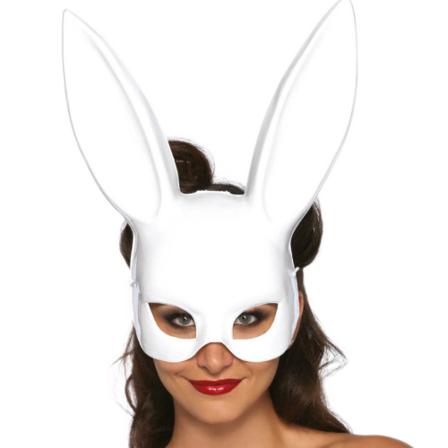 LEG AVENUE – MSCARA DE COELHO MASQUERADE BRANCA
