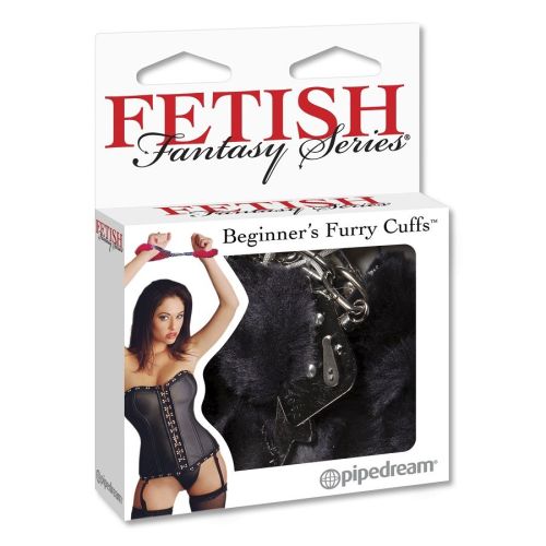 FETISH FANTASY SERIES – FURRY CUFFS PRETO