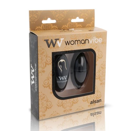 WOMANVIBE – ALSAN EGG CONTROLE REMOTO PRETO SILICONE PRETO