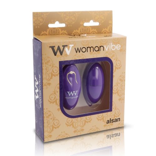 WOMANVIBE – ALSAN EGG CONTROLE REMOTO SILICONE ROXO