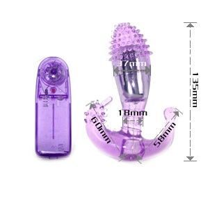 BAILE – ESTIMULADOR VAGINAL E ANAL LILAC COM VIBRAO