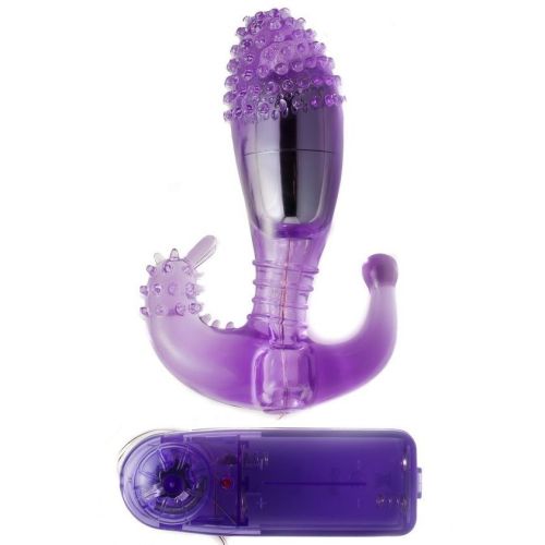 BAILE – ESTIMULADOR VAGINAL E ANAL LILAC COM VIBRAO