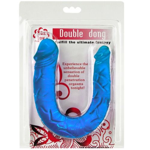 BAILE – DUPLO DONG DILDO DUPLO AZUL