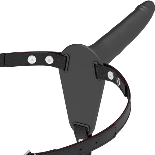 FETISH SUBMISSIVE HARNESS – SILICONE PRETO 15 CM